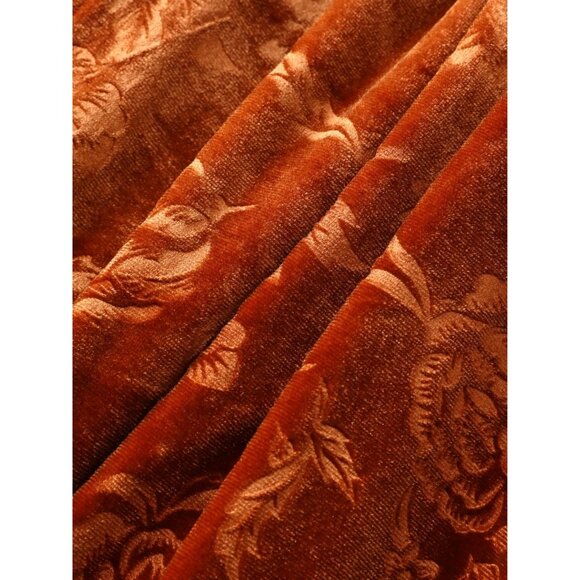 NWT CIDER HANDPICKED FLOWERS VELVET FLARE TROUSERS SIZE XL - Picture 3 of 13